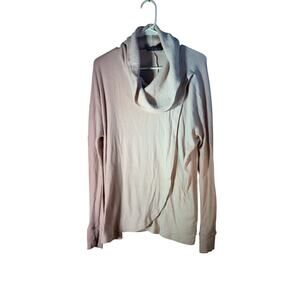 A Pea in the Pod pink cowl neck nursing maternity lightweight sweater size S